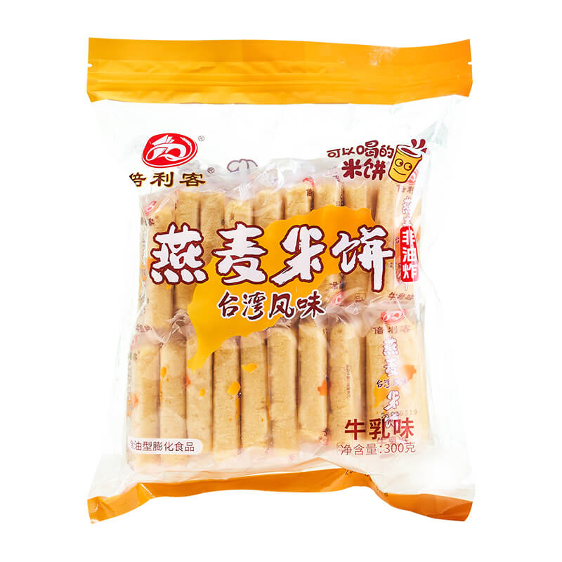 臺(tái)灣風(fēng)味燕麥米餅300g