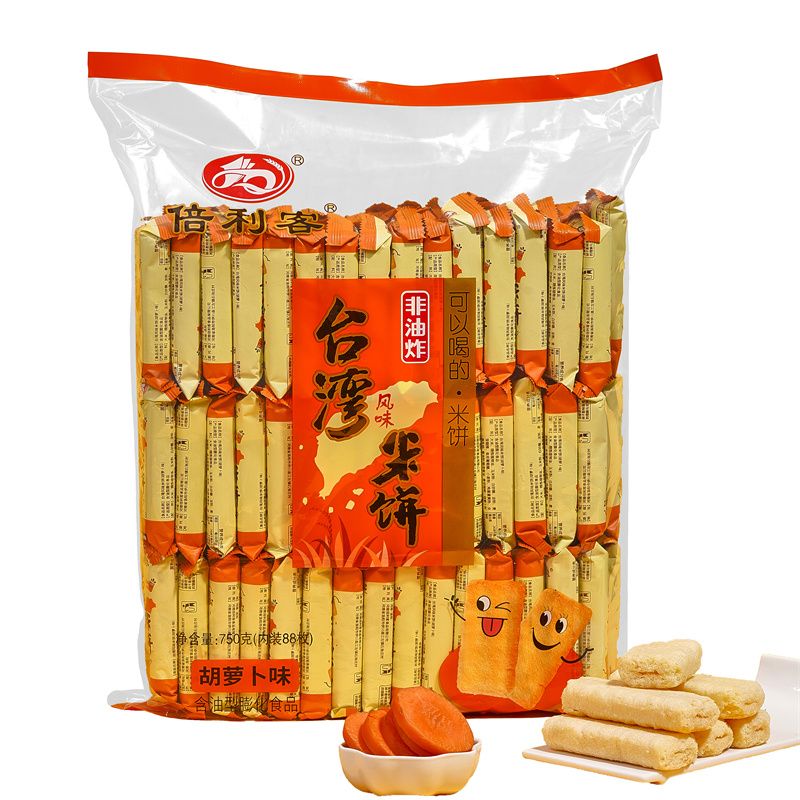 臺灣米餅胡蘿卜味750g